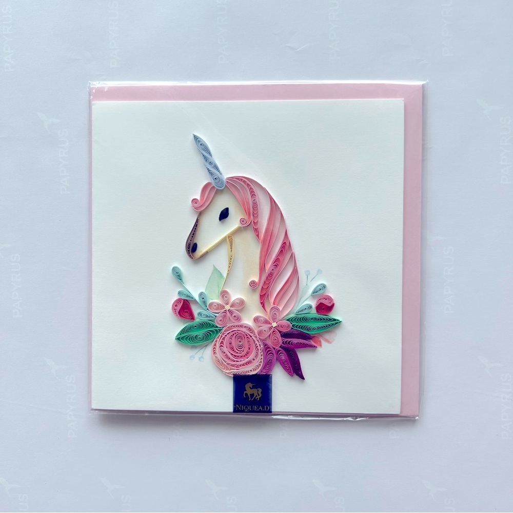 NEW Niquea.d Blank Unicorn Card